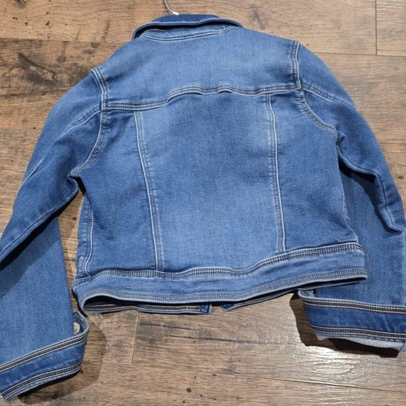Cat & Jack girls jean jacket sz medium 7/8 - Picture 3 of 3